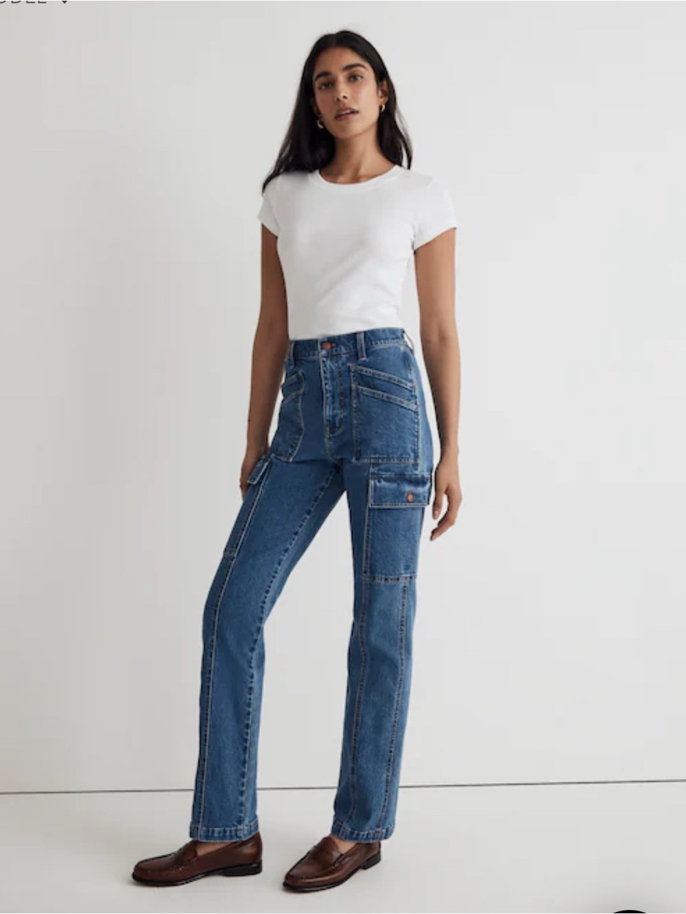 Madewell 90s Straight Cargo Jeans